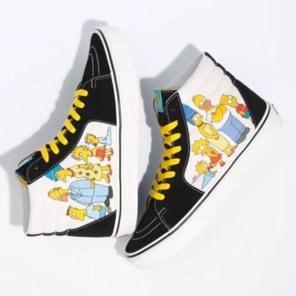 sk8 hi simpsons